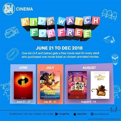 sm kids watch for free fake|Kids can watch movies for free at SM Cinemas .